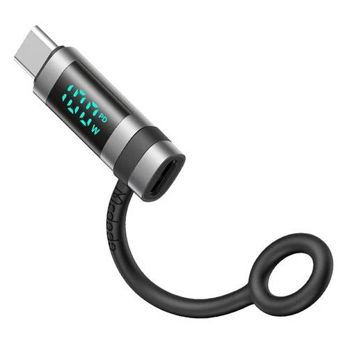 McDodo OT-2620 MDD USB-C to USB-C Adapter 240W PD Fast Charging Mini Converter with Digital Power Display
